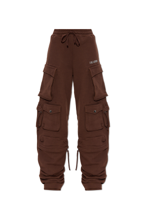 Brown T-shirt with logo The Attico - Vitkac Italy